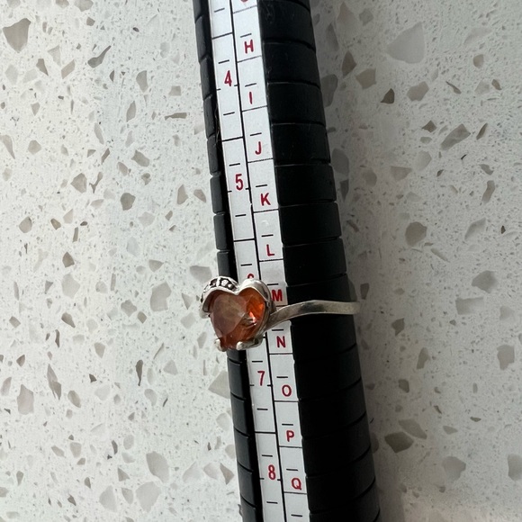 Heart shape 925 ring . - Picture 7 of 8